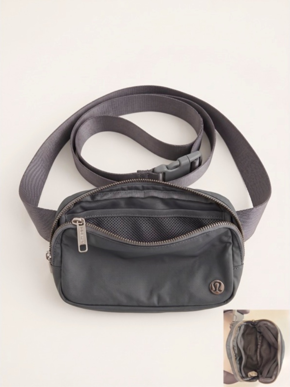 lululemon Everywhere Belt Bag 1L Slate Grey Crossbody Fanny Pack